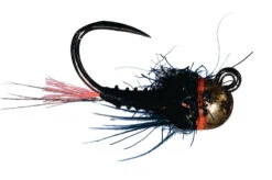 TNT Nymph Black // Tungsten Jighead Nymph By Solitude