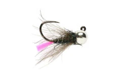 Roza's Pink Tag // Tungsten Jighead Nymph By Fulling Mill